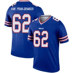 Men's Sedrick Van Pran-Granger Buffalo Bills No.62 Legend Jersey - Royal