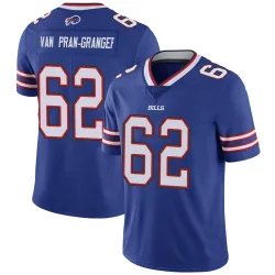Men's Sedrick Van Pran-Granger Buffalo Bills No.62 Limited Team Color Vapor Untouchable Jersey - Royal