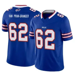 Men's Sedrick Van Pran-Granger Buffalo Bills No.62 Limited Vapor F.U.S.E. Jersey - Royal
