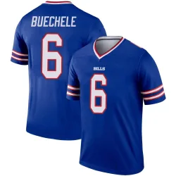 Men's Shane Buechele Buffalo Bills No.6 Legend Jersey - Royal