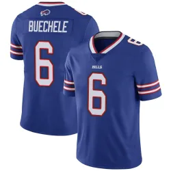 Men's Shane Buechele Buffalo Bills No.6 Limited Team Color Vapor Untouchable Jersey - Royal