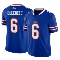 Men's Shane Buechele Buffalo Bills No.6 Limited Vapor F.U.S.E. Jersey - Royal
