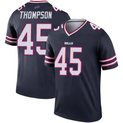 Men's Shaq Thompson Buffalo Bills No.45 Legend Inverted Jersey - Navy
