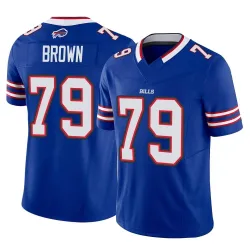 Men's Spencer Brown Buffalo Bills No.79 Limited Vapor F.U.S.E. Jersey - Royal