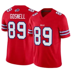 Men's Stephen Gosnell Buffalo Bills No.89 Limited Vapor F.U.S.E. Jersey - Red