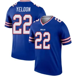 Men's T.J. Yeldon Buffalo Bills No.22 Legend Jersey - Royal