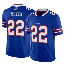 Men's T.J. Yeldon Buffalo Bills No.22 Limited Vapor F.U.S.E. Jersey - Royal