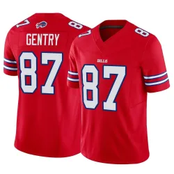 Men's Tanner Gentry Buffalo Bills No.87 Limited Vapor F.U.S.E. Jersey - Red