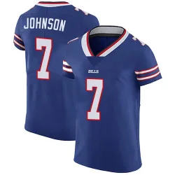Men's Taron Johnson Buffalo Bills No.7 Elite Team Color Vapor Untouchable Jersey - Royal Blue