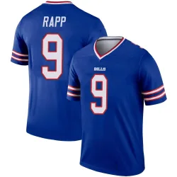 Men's Taylor Rapp Buffalo Bills No.9 Legend Jersey - Royal