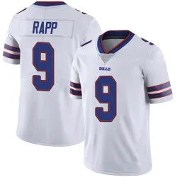 Men's Taylor Rapp Buffalo Bills No.9 Limited Color Rush Vapor Untouchable Jersey - White