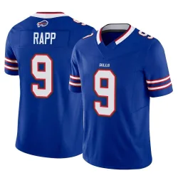 Men's Taylor Rapp Buffalo Bills No.9 Limited Vapor F.U.S.E. Jersey - Royal