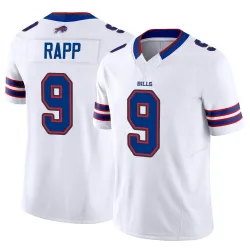 Men's Taylor Rapp Buffalo Bills No.9 Limited Vapor F.U.S.E. Jersey - White
