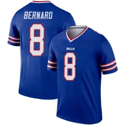 Men's Terrel Bernard Buffalo Bills No.8 Legend Jersey - Royal