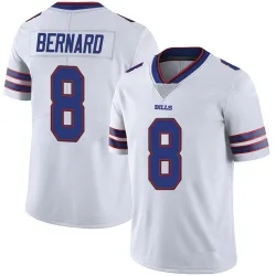 Men's Terrel Bernard Buffalo Bills No.8 Limited Color Rush Vapor Untouchable Jersey - White