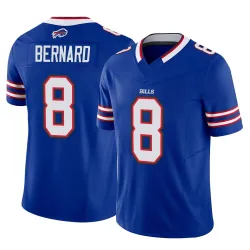 Men's Terrel Bernard Buffalo Bills No.8 Limited Vapor F.U.S.E. Jersey - Royal
