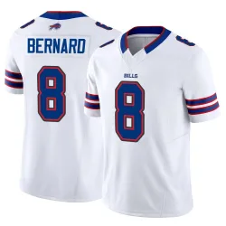 Men's Terrel Bernard Buffalo Bills No.8 Limited Vapor F.U.S.E. Jersey - White