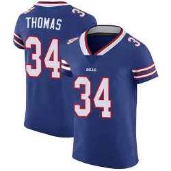 Men's Thurman Thomas Buffalo Bills No.34 Elite Team Color Vapor Untouchable Jersey - Royal Blue