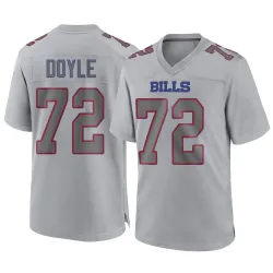 Men's Tommy Doyle Buffalo Bills No.72 Game Atmosphere Fashion Jersey - Gray