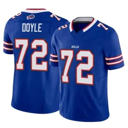 Men's Tommy Doyle Buffalo Bills No.72 Limited Vapor F.U.S.E. Jersey - Royal