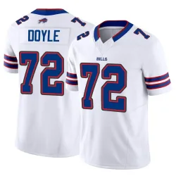 Men's Tommy Doyle Buffalo Bills No.72 Limited Vapor F.U.S.E. Jersey - White