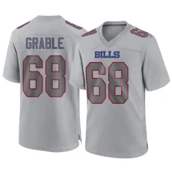 Men's Tylan Grable Buffalo Bills No.68 Game Atmosphere Fashion Jersey - Gray