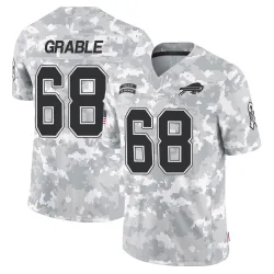 Men's Tylan Grable Buffalo Bills No.68 Limited 2024 Salute to Service Jersey - Arctic Camo