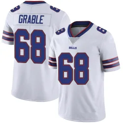 Men's Tylan Grable Buffalo Bills No.68 Limited Color Rush Vapor Untouchable Jersey - White