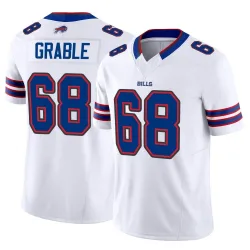 Men's Tylan Grable Buffalo Bills No.68 Limited Vapor F.U.S.E. Jersey - White
