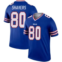 Men's Tyrell Shavers Buffalo Bills No.80 Legend Jersey - Royal