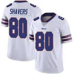 Men's Tyrell Shavers Buffalo Bills No.80 Limited Color Rush Vapor Untouchable Jersey - White