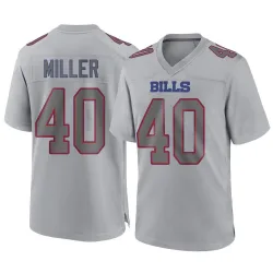 Men's Von Miller Buffalo Bills No.40 Game Atmosphere Fashion Jersey - Gray