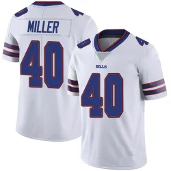 Men's Von Miller Buffalo Bills No.40 Limited Color Rush Vapor Untouchable Jersey - White