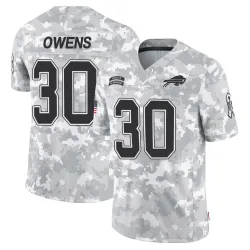 Men's Wande Owens Buffalo Bills No.30 Limited 2024 Salute to Service Jersey - Arctic Camo