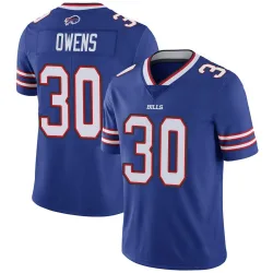 Men's Wande Owens Buffalo Bills No.30 Limited Team Color Vapor Untouchable Jersey - Royal
