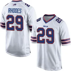 Men's Xavier Rhodes Buffalo Bills No.29 Game Jersey - White