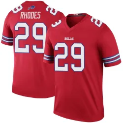 Men's Xavier Rhodes Buffalo Bills No.29 Legend Color Rush Jersey - Red