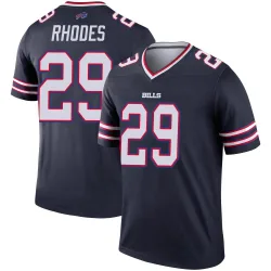 Men's Xavier Rhodes Buffalo Bills No.29 Legend Inverted Jersey - Navy