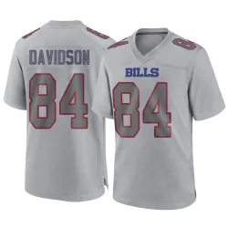 Men's Zach Davidson Buffalo Bills No.84 Game Atmosphere Fashion Jersey - Gray