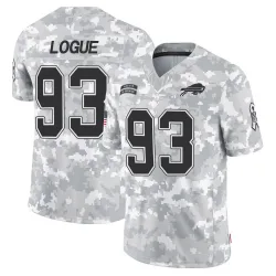 Men's Zion Logue Buffalo Bills No.93 Limited 2024 Salute to Service Jersey - Arctic Camo