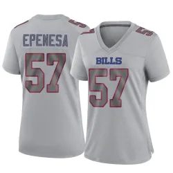 Women's AJ Epenesa Buffalo Bills No.57 Game Atmosphere Fashion Jersey - Gray