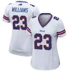 Women's Aaron Williams Buffalo Bills No.23 Game Jersey - White