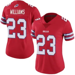 Women's Aaron Williams Buffalo Bills No.23 Limited Color Rush Vapor Untouchable Jersey - Red