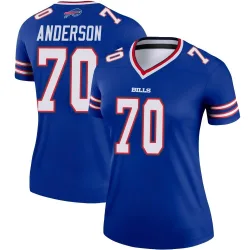 Women's Alec Anderson Buffalo Bills No.70 Legend Jersey - Royal