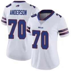 Women's Alec Anderson Buffalo Bills No.70 Limited Color Rush Vapor Untouchable Jersey - White