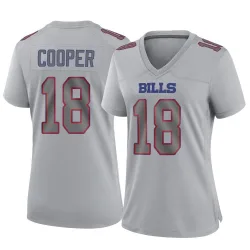 Women's Amari Cooper Buffalo Bills No.18 Game Atmosphere Fashion Jersey - Gray