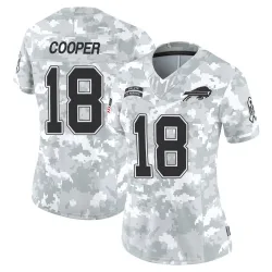 Women's Amari Cooper Buffalo Bills No.18 Limited 2024 Salute to Service Jersey - Arctic Camo