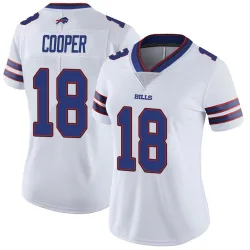 Women's Amari Cooper Buffalo Bills No.18 Limited Color Rush Vapor Untouchable Jersey - White