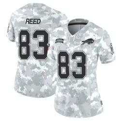 Women's Andre Reed Buffalo Bills No.83 Limited 2024 Salute to Service Jersey - Arctic Camo