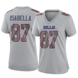 Women's Andy Isabella Buffalo Bills No.87 Game Atmosphere Fashion Jersey - Gray